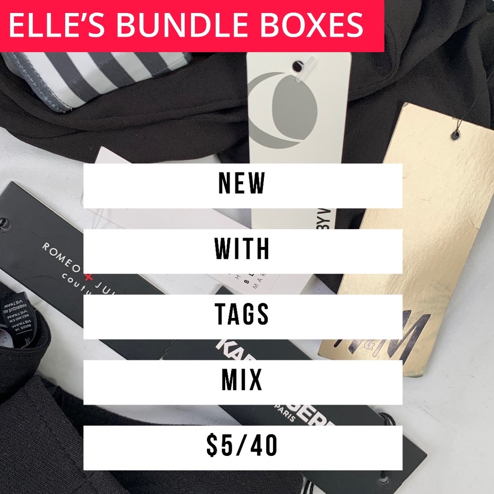 NEW WITH TAGS VARIETY BUNDLE BOX -  XS - L 5 / $40